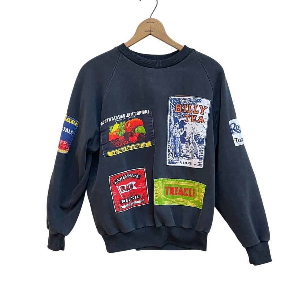 Vintage GABCO Australia 90s RARE Food Label Advertisement Sweatshirt Unisex Sz M